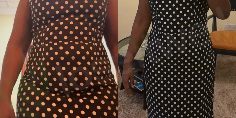 A member's before and after photos, side by side.