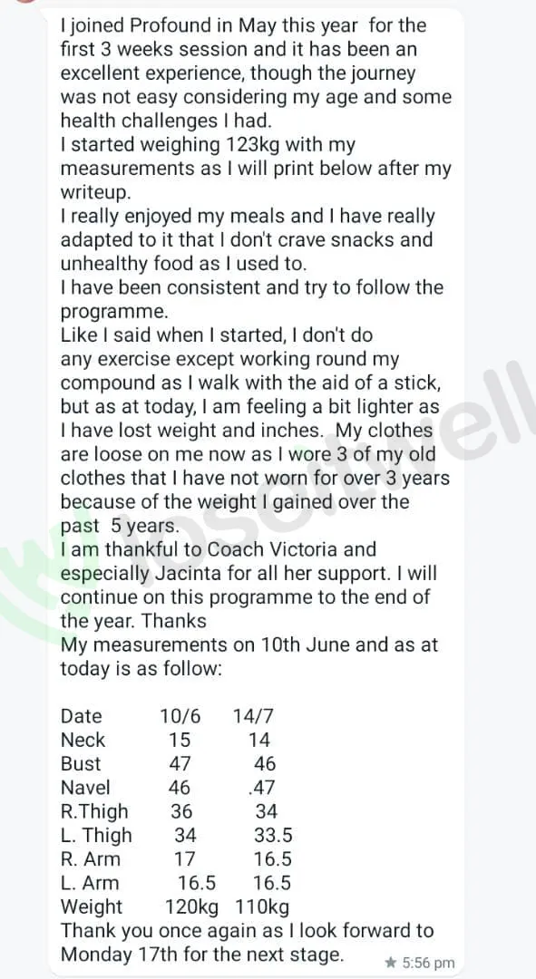 A member's WhatsApp message, shared as originally written. Phone numbers are blurred.