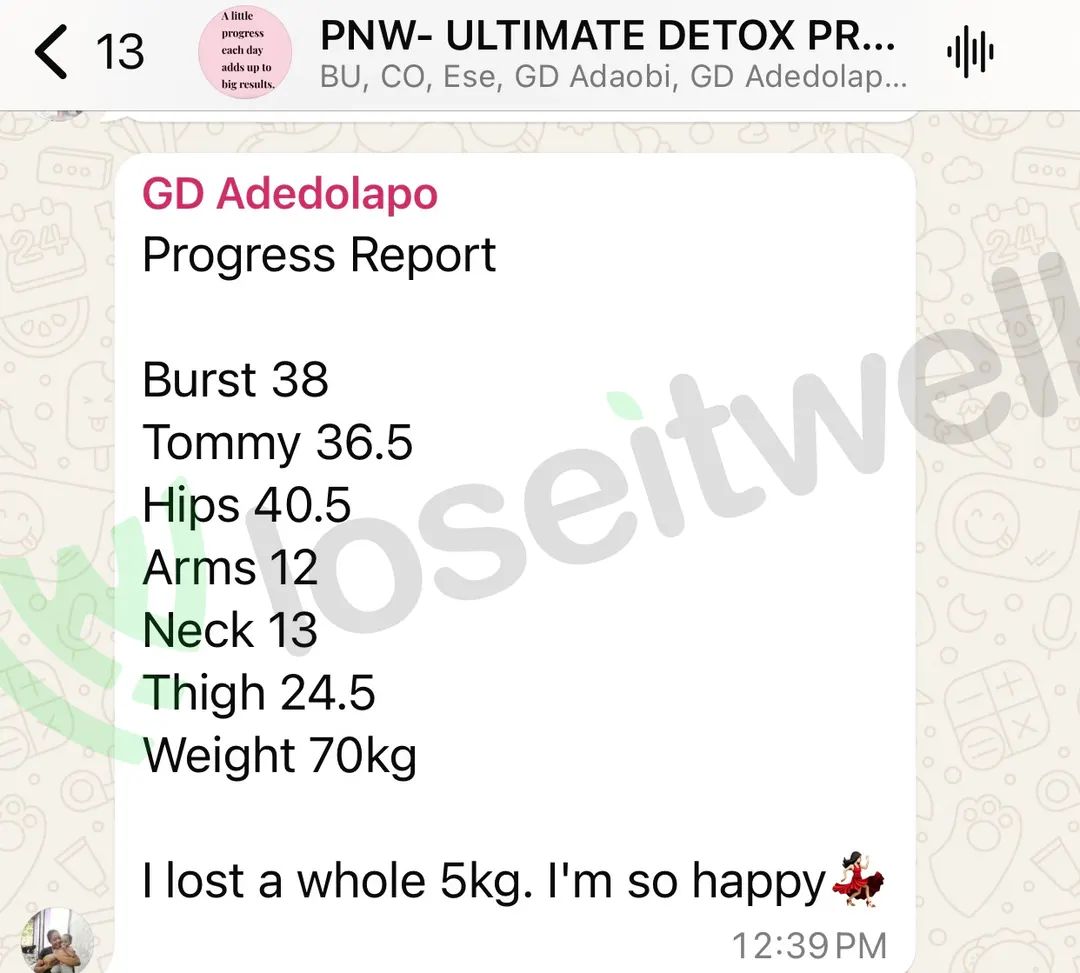A member's WhatsApp message, shared as originally written. Phone numbers are blurred.
